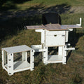 Camping Box Mini z dodatkowym stolikiem oraz metalową osłoną przeciwwiatrową