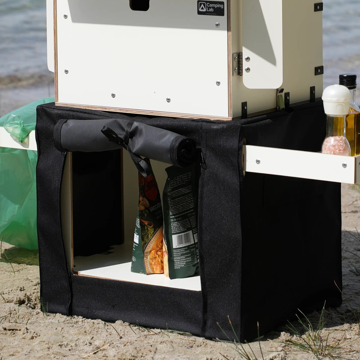 Camping Box Mini s obalem 2v1 – další úložný prostor pro kempingové vybavení