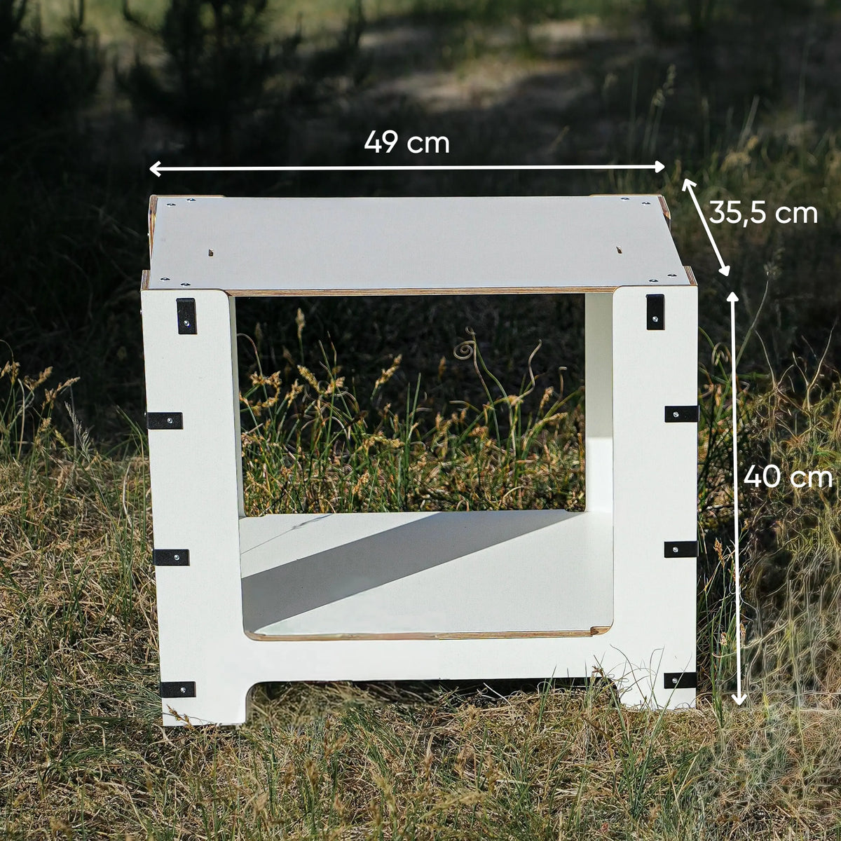Přídavný stolek pro Camping Box Mini – rozměry 49 × 35,5 × 40 cm